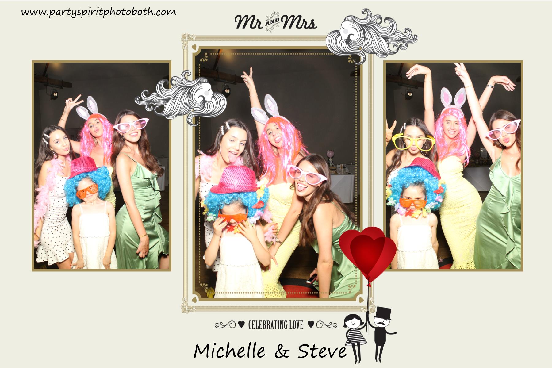 Michelle & Steve Wedding | View more photos from the event at gallery.partyspiritphotobooth.com/u/PartySpiritPhotoBooth/Michelle-Steve-Wedding